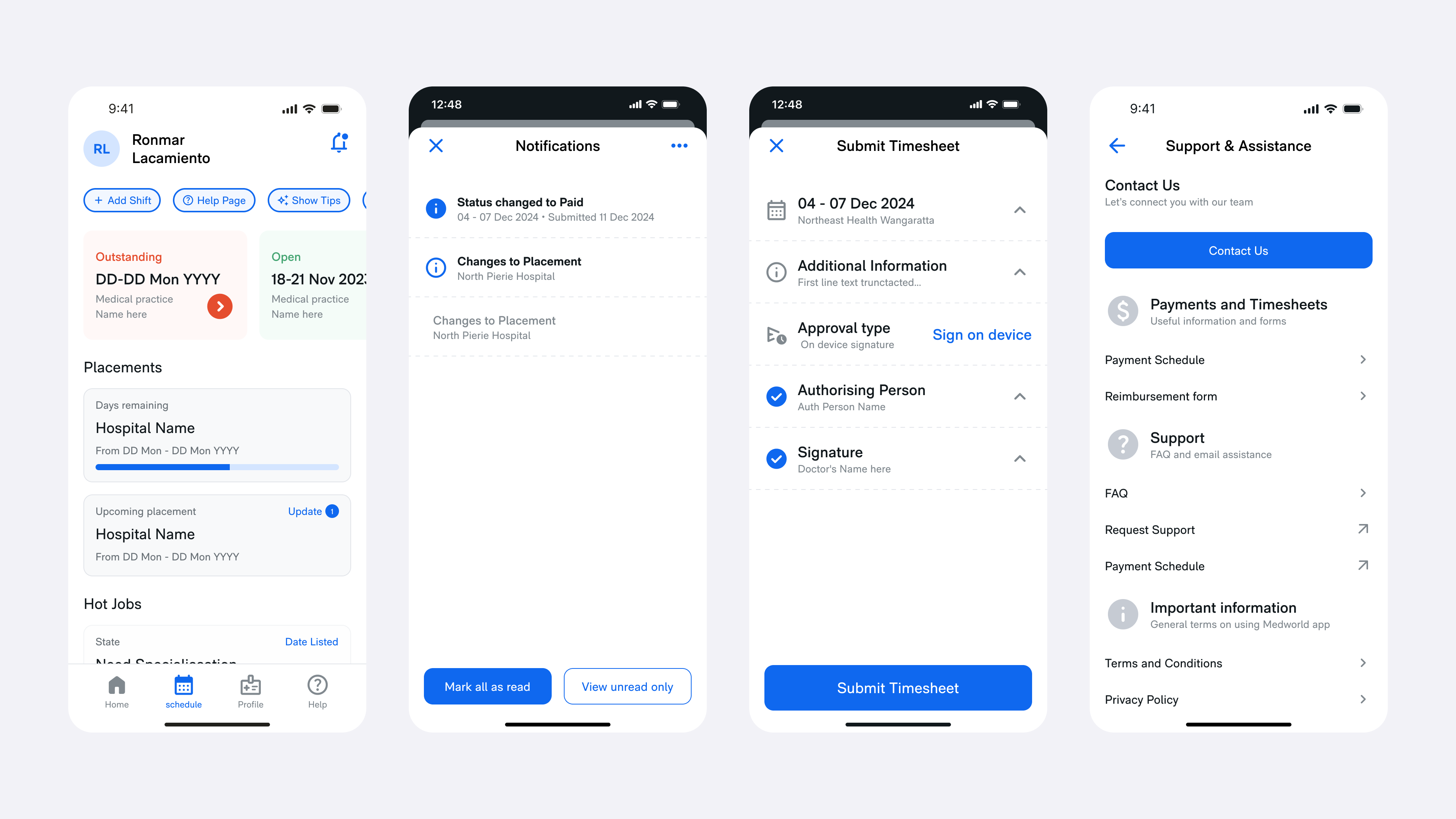 Medworld mobile app